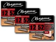 Magma Heavy Medium Electric Guitar Strings - Nickel Plated Steel Strings .012" - .052" (string gauges - 12, 15, 24, 32, 42, 52) - (GE170N) - 3 Sets