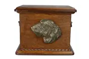 Irish Wolfhound urn with a plaque with a dog Art-Dog