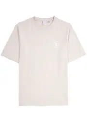 Daily Paper Circle Logo-print Cotton T-shirt - Beige L