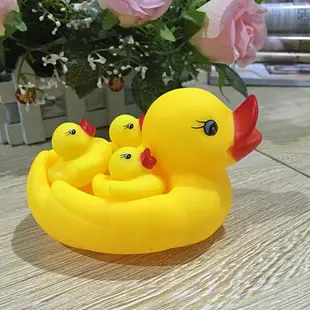 男女孩戲水玩具寶寶黃小鴨洗澡鴨兒童漂浮捏捏叫會游泳小鴨子
