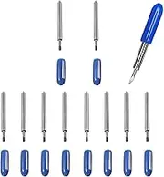 Roland Blades, Vinyl Plotter Blades, Roland Cutting Plotter Vinyl Cutter, Lettering Replacement Blades for Explore Air/Air 2 (Pack of 10 60 Degree Blue)