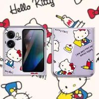 在飛比找ETMall東森購物網優惠-可愛卡通kt貓適用于OPPO Find N3 Flip手機殼