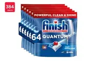 Finish Quantum All In One Regular 384 Dishwashing Tablets (6 x 64 Pack)