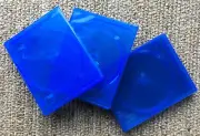 3 PCS PlayStation PS4 Replacement Clear-Blue Genuine Cases