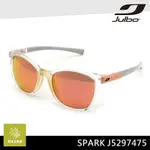 JULBO 女款感光變色太陽眼鏡 SPARK J5297475 / 透明-灰框 (粉黃多層膜鏡片)