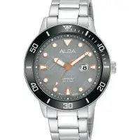 在飛比找蝦皮商城優惠-ALBA 雅柏簡約時尚運動不鏽鋼腕錶-灰36mm(VJ22-