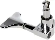 JOINPAYA 4pcs Silver Bass Tuning Pegs Machine Heads Durable Tuners for Accurate Tuning Essential Bass Guitar Accessory for Musicians
