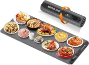 Food Warming Mat with Graphene Technology - Extra Large Electric Warming Tray 36