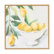 Lemons Framed Canvas