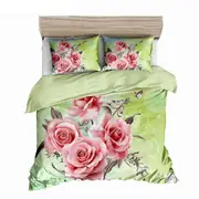 v1199 Bed Sheets virgin flower photogroph duvet cover set king queen double twin size bed linen set 3-Piece Bedding Set (1 Duvet Cover + 2 Pillow Sham