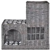 Andala Cat Tree Castle with Cushion Grey