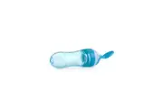 Nuby Soft BPA Free Silicone Squeeze Feeder w Spoon & Cover 3m+ Assorted