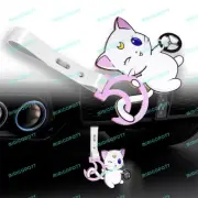Car Accessory JDM Sailor Artemis TSURIKAWA Ring White PVC Subway Handle Strap X1