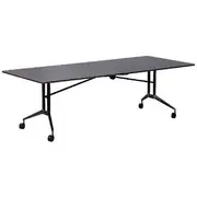 Rapid Edge Folding Meeting Room Table 2400 x 1000mm Driftwood