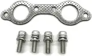 NPKNGZTATW Exhaust Manifold Gasket Bolt Kit Repalcement for Polaris for Sportsman 600 700 800 Gaskets