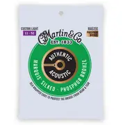 Martin Guitar MA535S Authentic Silked Strings 92/8 Phosphor Custom Light