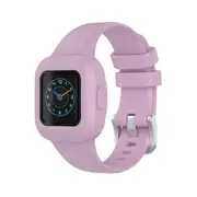 Light Purple Replacement Silicone Wristband Water Resistant Straps for Garmin Fit JR.3/Garmin Vivo Fit JR.3 Fitness Tracker for Kids