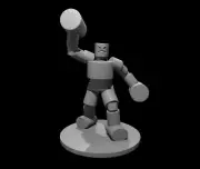 Marshmallow Golem Monster Manual 28mm Scale DND D&D Tabletop Mini