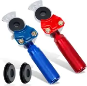 Glad Hands Set for Semi Trucks and RVs - Anodized Aluminum Connectors