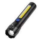 Portable Torch Light Telescopic Zoom Torch Lamp for Camping Night Riding Fishing