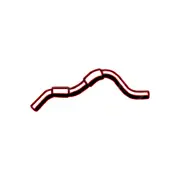 Coolant Expansion Tank Hose 25mm x 560mm for FPV Cobra BF Force 8 GS FG GT BA