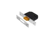 Yale Essentials 3 Lever Chrome Deadlock (Black/Silver) (One Size)