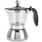 4 Cups Mocha Pot Household Brewing Coffee Pot Italian Octagonal Coffee Pot Mocha