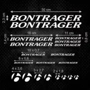 Bontrager Vinyl Stickers Decal Bike Frame Cycle Cycling Bicycle BMX Road