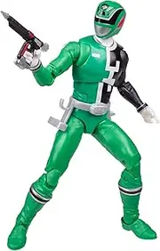 Power Rangers - Lightning Collection - 6 Inch S.P.D. Green Ranger-Premium Collectible Action Figure - 5 Accessories - Inspired by Power Rangers S.P.D. - Toys for Kids -Boys and Girls- F2053 - Ages 4+