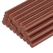 30pcs Mini Hot Glue Gun Sticks 4" x 0.43" for Glue Gun, Brown