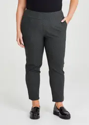 [Taking Shape] Taking Shape Petite Stretch Geo Kaissy Pant Size 16 in Print, Viscose - Plus Size Women's Petite Plus Print