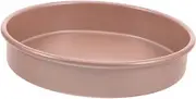 Round Cake Pan for Baking 9.63 Inch Nonstick Circle Cake Tin Mold Carbon Steel Pasta Plate Kitchen Pie Pan for Wedding Birthday Party