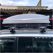 Car Roof Top Camping Carrier Big Storage Box Luggage Suitcase 250L Compatible for SUV Universal Auto Parts(Gray)