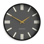 Newgate Universal Wall Clock Plaza Dial Black