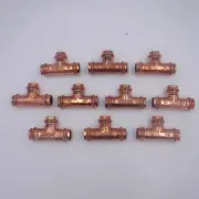 10 Pack Viega ProPress 3/4" Press Copper Tees 83786