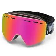 Ski Goggles, Snow Sports Goggles with Anti-fog Spherical Lens, Snowboard Gogg...