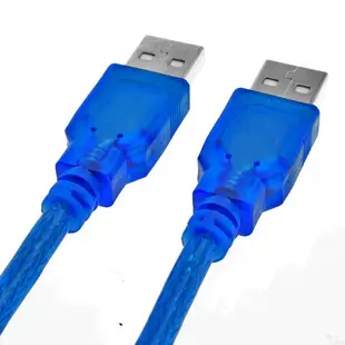 USB公對公電腦線 雙頭USBb數據線 散熱器移動硬盤連接線