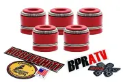 Yamaha WR250F WR 250F Kibblewhite RED Viton Valve Stem Seals Seal Set of 5 01-13