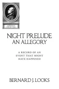 在飛比找博客來優惠-Night Prelude - An Allegory: A