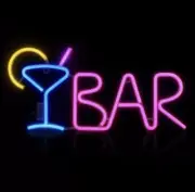 Bar Neon Sign - Neon Bar Signs for Home Bar, Pub, Party Wall Decor