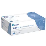 Medicom SafeTouch Advanced Platinum White Nitrile Gloves Large