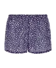 Elastic waist printed swimming trunks IT54 blue