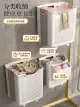 壁掛可摺疊髒衣籃 洗衣籃收納筐桶 浴室神器 (2.7折)