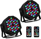 36 LED Stage Lights RGB DJ LED Par Light Remote & DMX Controlled Sound Activated