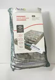 Under Bed Shoe Storage Organizer Closet Box Keep 12 Pairs Shoes Fabric Container