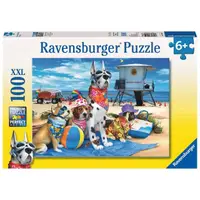 在飛比找momo購物網優惠-【德國Ravensburger】維寶拼圖 海灘狗狗 100片