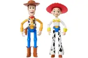 Disney Pixar - Woody & Jessie Action Figure Pack 7-inch Scale Posable 2pk - Mattel