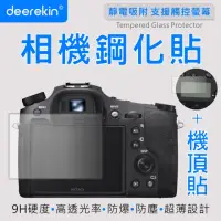 在飛比找momo購物網優惠-【deerekin】超薄防爆 相機鋼化貼 + 機頂貼(For