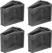 VICASKY 4PCS Folding Ladder Feet Covers, Non Slip Ladder Feet Mat Replacement Rubber Pads Covers Accessories Stair Foot Pads Leg Caps for Step Leg Cushion