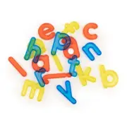 Aptitude Translucent Lowercase Letters, 76 Piece - Miniland